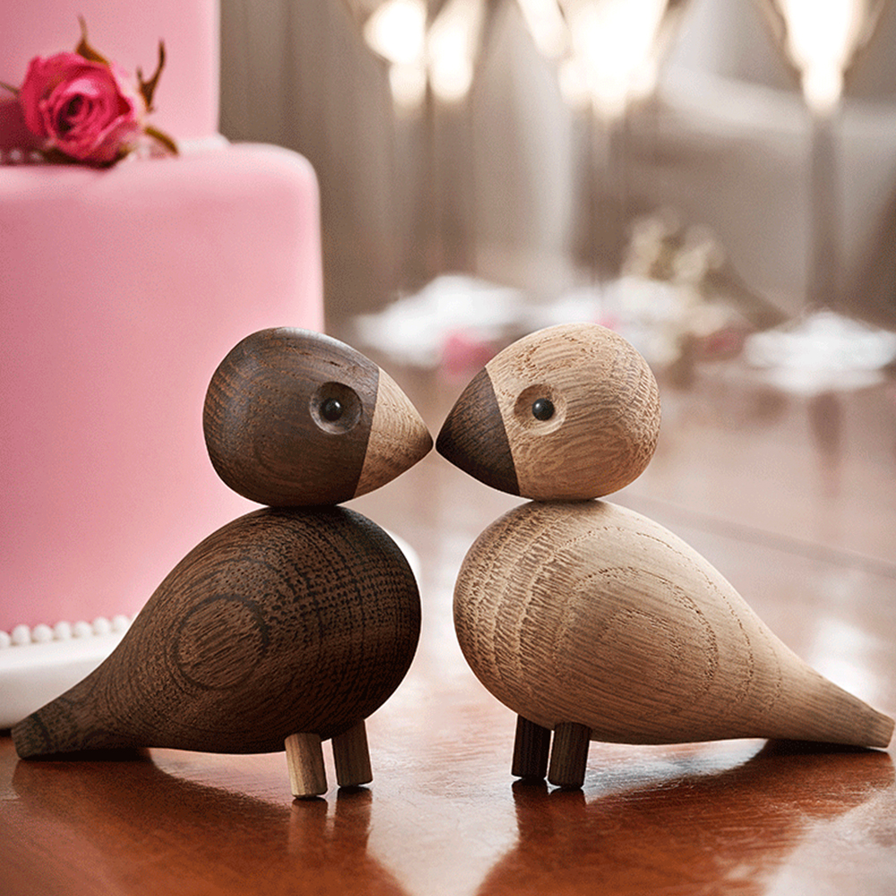 Lovebirds 木頭愛情對鳥| 北歐櫥窗NORDIC