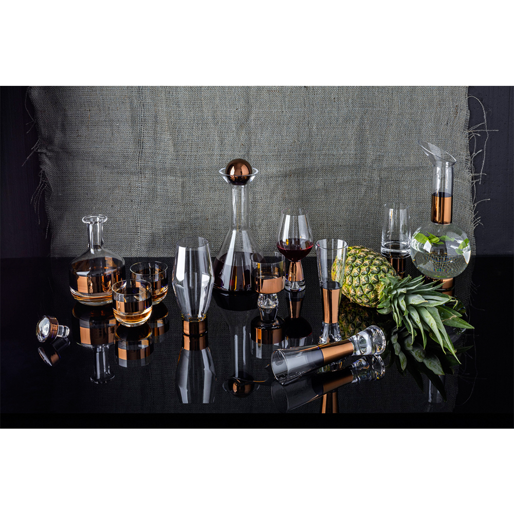 Tank Whiskey Glasses 紅銅霓影威士忌對杯| 北歐櫥窗NORDIC