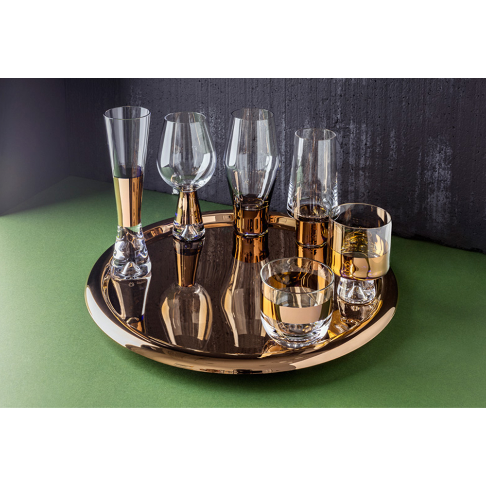 Tank Whiskey Glasses 紅銅霓影威士忌對杯| 北歐櫥窗NORDIC