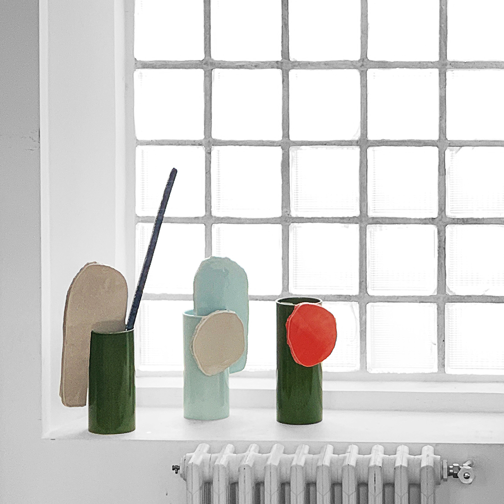 Vases Découpage Feuille 幾何藝術花瓶| 北歐櫥窗NORDIC