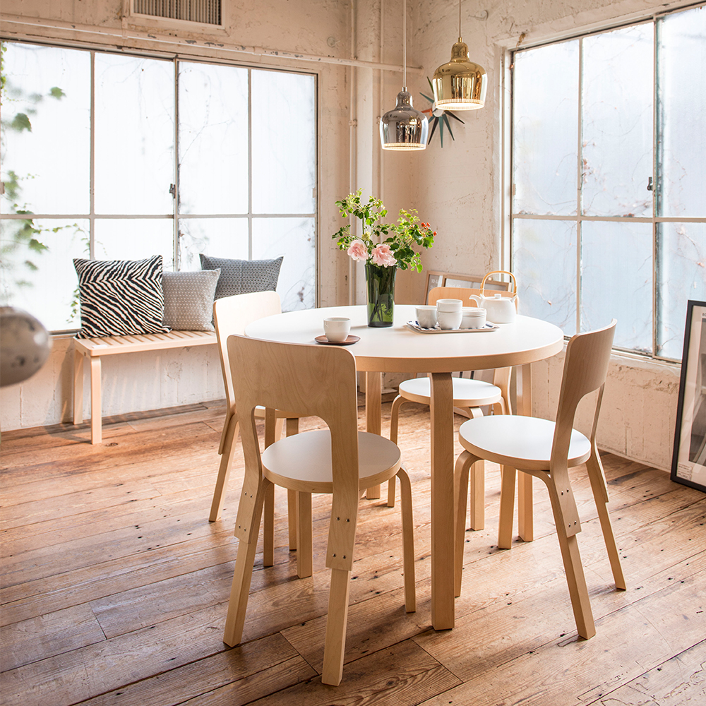 Chair 66 單椅（原木腳、白椅面） | 北歐櫥窗NORDIC