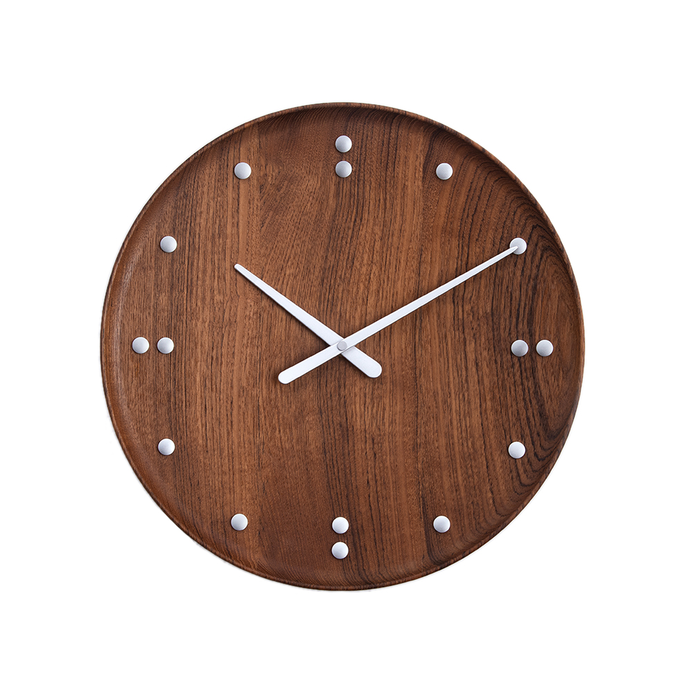 FJ Clock Finn Juhl 時鐘（柚木、35 公分） | 北歐櫥窗NORDIC