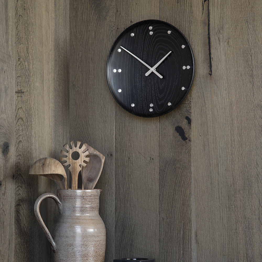 FJ Clock Finn Juhl 時鐘（黑梣木、35 公分） | 北歐櫥窗NORDIC