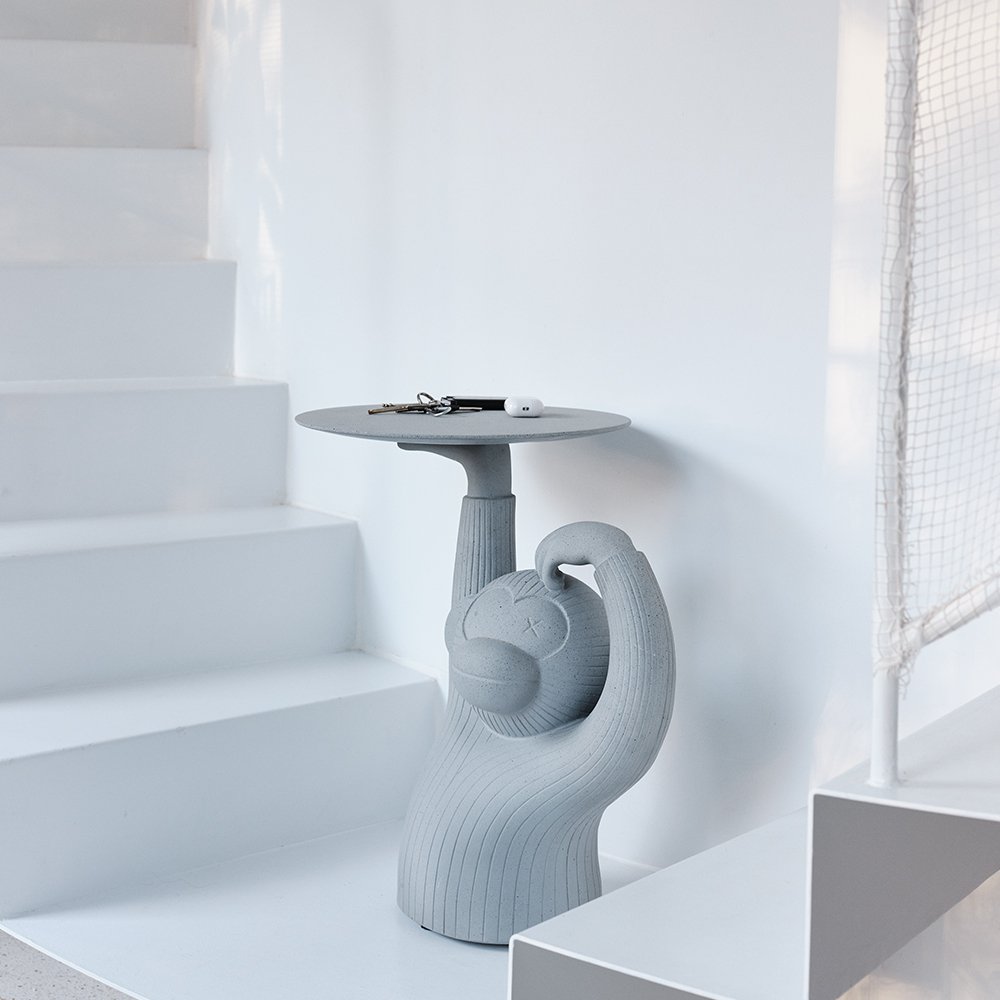Monkey Side Table 猴得意小桌（灰） | 北歐櫥窗NORDIC